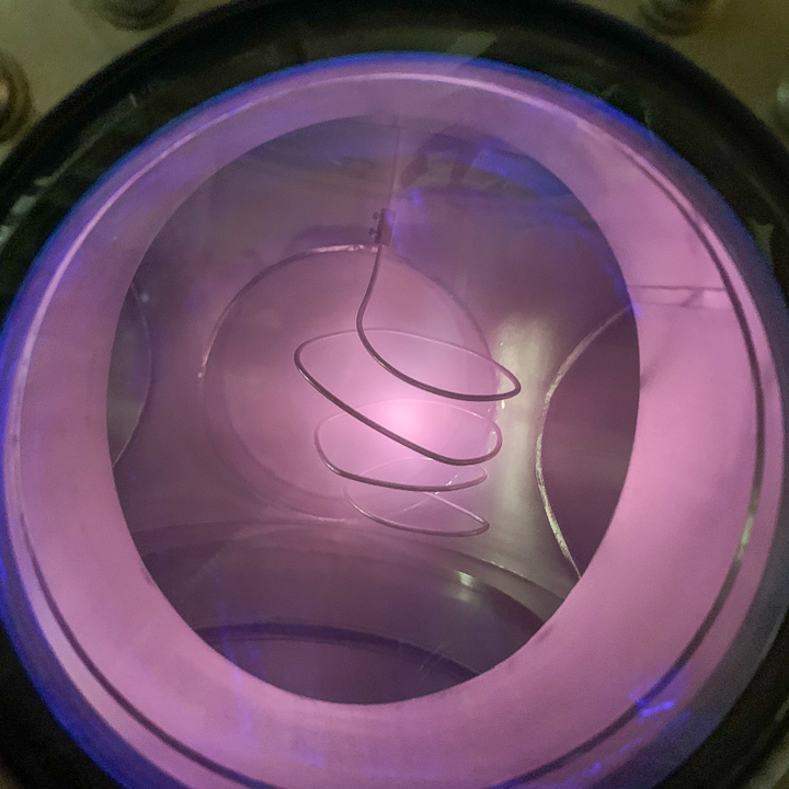 A helium reaction inside of a IEC Nuclear Fusion Reactor